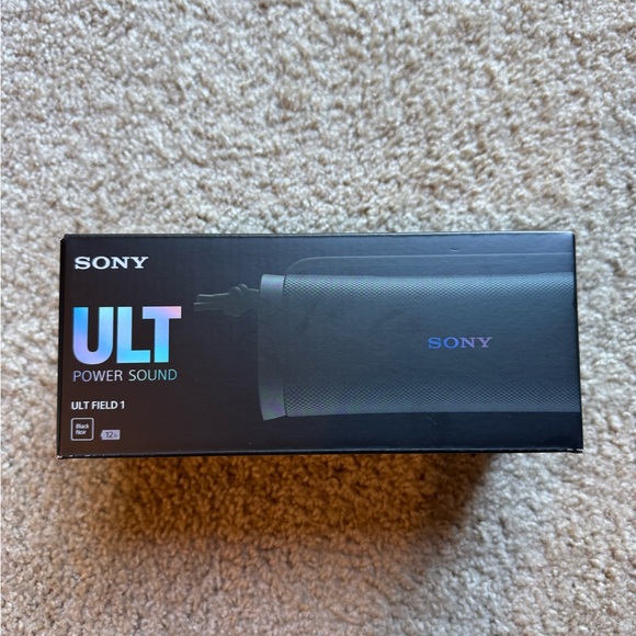 Sony ULT Power Sound Field 1 Wireless Portable Bluetooth Speaker Black Bass NEW - Picture 1 of 6